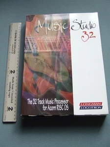 MUSIC STUDIO 32 BY LONGMAN LOGOTRON FOR ACORN RISC OS, 32 TRACK MUSIC PROCESSOR - Afbeelding 1 van 16