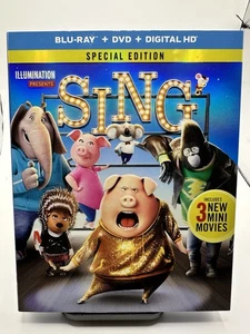 Sing (Blu-Ray + DVD + Digital HD, 2017) Special Edition Family Movie - Bild 1 von 7