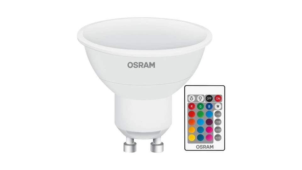 Żarówka LED GU10 4,5W = 25W 250lm RGBW 120 OSRAM Star Pilot - Image 1 of 1