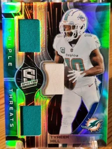Tyreek Hill 2023 Panini Spectra Triple Patch 41/75 #TT-THI Miami Dolphins - Bild 1 von 3