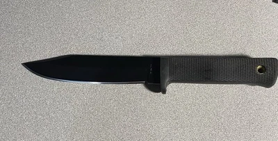 Cuchillo de supervivencia Cold Steel SRK carbono V sin funda hecho en EE. UU. Nuevo ver descripción Foto 1 de 4