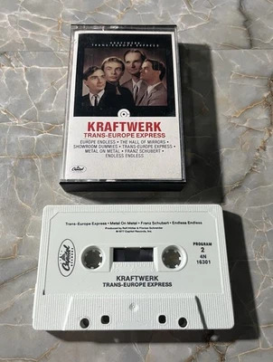 1977 Kraftwerk Trans-Europe Express Cassette - Capitol Records 4N-16301 - Image 1 of 4