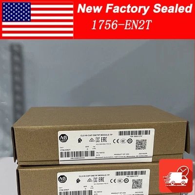 1PC AB 1756-EN2T Ser C ControlLogix EtherNet/IP Module 1756EN2T Factory Sealed - Image 1 of 2