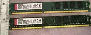 Lot of 2x 8GB Kingston 16GB PC3-12800U 1600MHz DDR3 Low Profile RAM KCP316ND8/8 - Picture 1 of 3