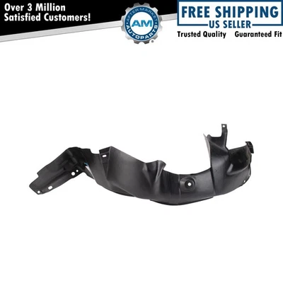 Черная передняя левая внутренняя облицовка крыла для 2000-2004 Kia Spectra KI1250104 - Изображение 1 из 3