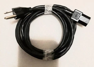 Power Extension Cable Cord 3pin for PC Printer 2,10m 6,89ft USA UK - Afbeelding 1 van 7