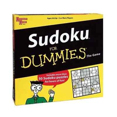 Sudoku for Dummies The Game by University Games Family Fun Board Game NEW Sealed - Image 1 of 2