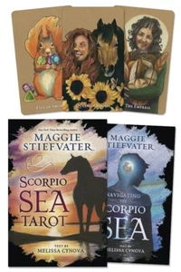 Scorpio Sea Tarot Kit NEW Sealed 78 cards 192 pg Book M. Stiefvater M. Cynova - Picture 1 of 3