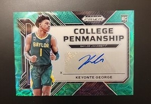 2023 Prizm Draft Picks Choice KEYONTE GEORGE Auto /8 Color Match Rookie Card...