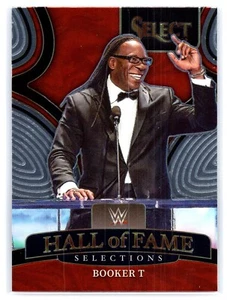 2022 PANINI SELECT WWE HALL OF FAME SELECTIONS INSERT #2 BOOKER T WWF - Picture 1 of 2