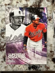 2018 TOPPS SERIES 1 SUPERSTAR SENSATION CARD BALTIMORE ORIOLES ADAM JONES SSS-21 - Picture 1 of 1