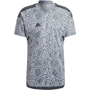 4065417366978 Men's Condivo 22 Goalkeeper Jersey Short Sleeve Grey HB1622 N - Picture 1 of 1