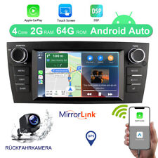 Produktbild - Für BMW E90 E91,92 Android 12 CarAutoPlay GPS Navi Autoradio 64GB Carplay+Kamera