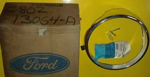 FORD OEM 1968 1969 TORINO / FAIRLANE outer HEADLIGHT BEZEL C80Z-13064-A ORIG PKG - Bild 1 von 5