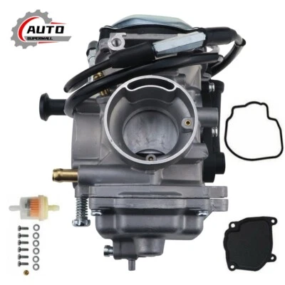 Carburetor for 1995-2005 Yamaha Wolverine 350 YFM350FX 4x4 & Throttle Cable Foto 1 de 4