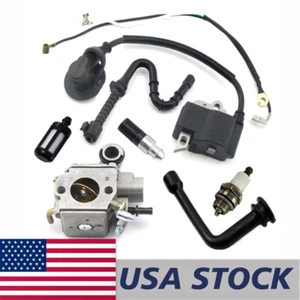 Carburetor Ignition Coil Spark Plug For Stihl MS361 MS341 Chainsaw Ship From US - Picture 1 of 1