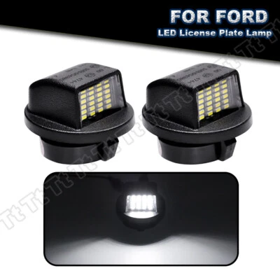 2X For Ford F150 F250 F350 LED License Plate Light Rear Bumper Tag Assembly Lamp - Image 1 of 4