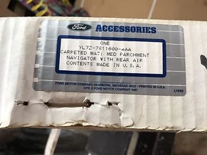 GENUINE FORD PARTS YL7Z-7811600-AAA Carpeted Mat Med Parchment - Bild 1 von 1