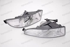 Front Bumper Driving Fog Light Lamp Clear Lens Pair For Skoda Octavia 2009-2012 - Picture 1 of 2