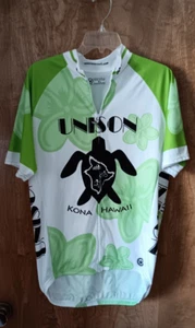 Canari "Unison Kona Hawaii" Men's Short Sleeved Full Zip Bicycling Jersey, XL - Picture 1 of 3