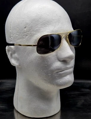 True Vintage 70s 80s Aviator Teardrop Sunglasses ~ Glass Lenses VGC! 53[]18-125 - Image 1 of 4