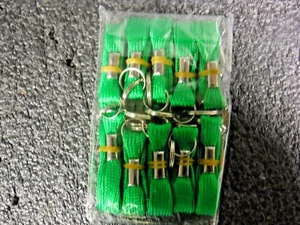 Flat Neck Cord,Green,5/16 In,PK10(TJ) - Picture 1 of 3