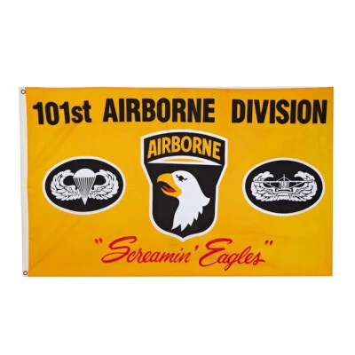 FOSTEX US Army Flagge 101st 82nd Airborne Paratrooper Wings Screaming Eagle D-Day Flag