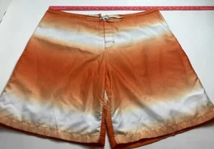 Joe Boxer 44 Sz 2XL Orange Polyester Drawstring Swim Trunks Board Shorts - Picture 1 of 7