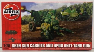Airfix A01309 1:76 Bren portapistole e kit modellino pistola anticarro 6 PDR borsa sigillata - Foto 1 di 6