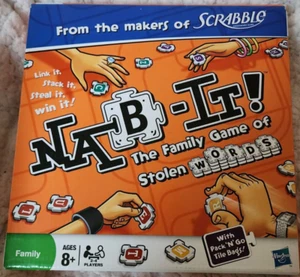 Nab-It! Wort Brettspiel Spielsteine 2-4 Spieler Alter 8+ von Scrabble Machern - Bild 1 von 6