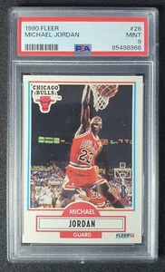 Michael Jordan 1990 Fleer Card #26 PSA 9 NBA - Imagen 1 de 2