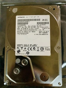 1TB Desktop Hard Drive, Hitachi, 7200 RPM 3.5" SATA, Tested FREE SHIPPING! - Picture 1 of 2