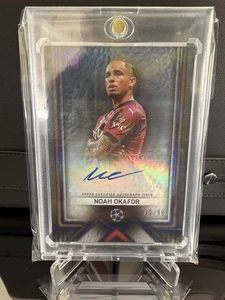 2023-24 Topps Museum Collection Autographs Noah Okafor #AA-NO1 Ruby /99 - Bild 1 von 2