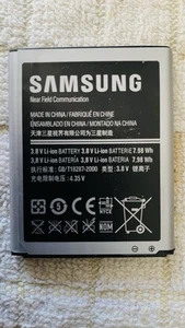 100 Genuine Battery for Samsung Galaxy S3 Gt-i9300 2100mah - Picture 1 of 2