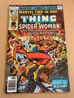 Marvel Two-In-One #30 The Thing And Spider-Woman Marvel Comics B117 - image 1 of 2