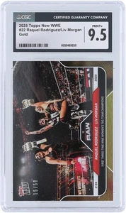 Raquel Rodriguez y Liv Morgan WWE 2025 Topps Ahora Primera Tres Veces - Imagen 1 de 1