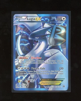 2013 Pokemon Black & White BW Plasma Storm Full Art Lugia EX Holo Foil 134/135 - Image 1 of 2