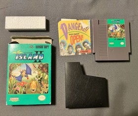 NES Adventure Island 2, 1991 - Tested Cartridge/Sleeve/Manual/Box