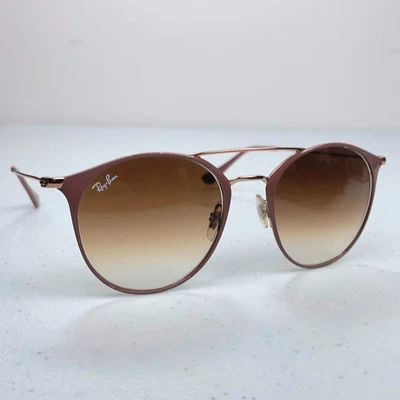 Gafas de sol Ray-Ban monturas solo 3546 9071/41 dorado malva redondo 52-20 145 Italia Foto 1 de 4