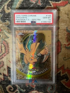 Dragonite 2000 Pokemon Topps Cromo SPECTRA PSA 10 Gemas Como Nuevo - Imagen 1 de 2
