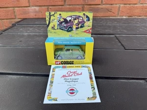Corgi Reissue 334 Mini Cooper Magnifique In Box - Brand New - Picture 1 of 8
