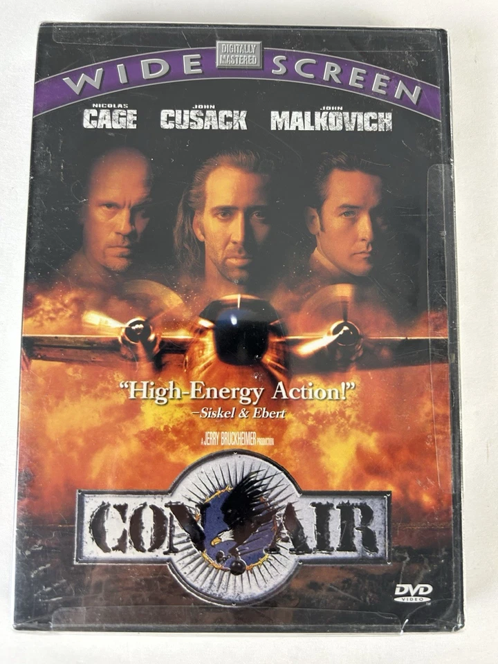 Con Air DVD 1995 Nicolas Cage John Cusack John Malkovich New Sealed - Image 1 of 4