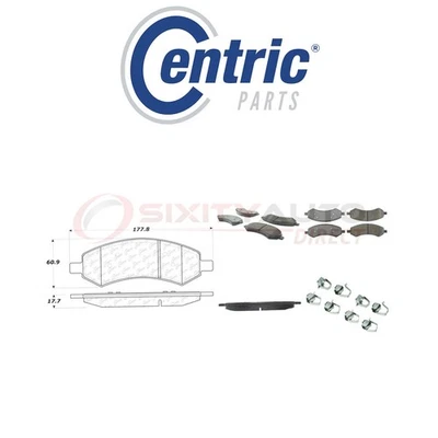 Centric Posi Quiet Disc Brake Pads w Shims for 2014 Ram ProMaster 3500 3.6L fd Foto 1 de 4