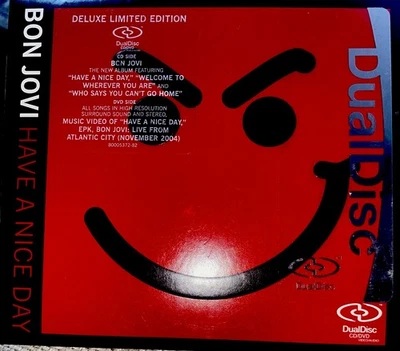 Bon Jovi LIMITED EDITION Dual Disc Cd/DVD HAVE A NICE DAY Sambora Torres - Imagem 1 de 4