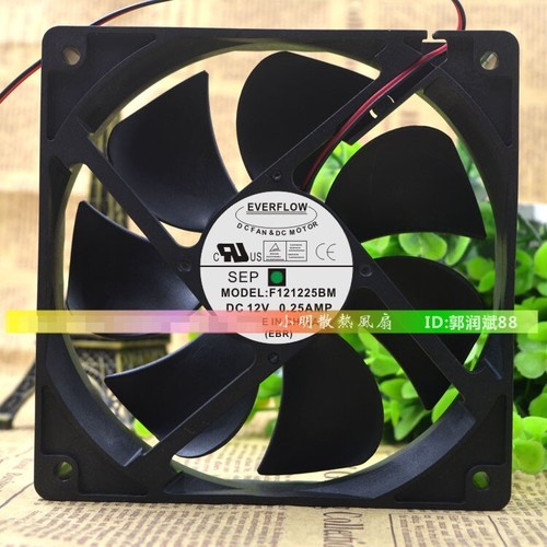 Ventola Di Raffreddamento Originale EVERFLOW T124010DL DC12V 0.1A A Due Linee - Foto 11