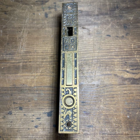 Antique pocket door mortise lock Sargent Co Old Store Stock Arcadia C. 1890’s Cover