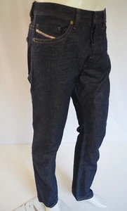 NEW  DIESEL BRADDOM SLIM CARROT Jeans Men SZ 31 X 34.5 in 0820N SPECKLED CRINKLE - Picture 1 of 12