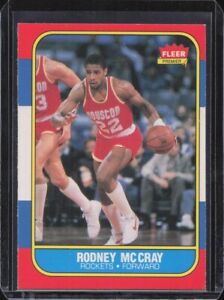 1986-87 Fleer #71 Rodney McCray RC