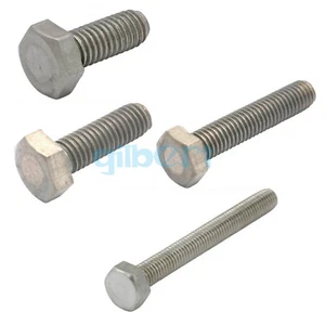 5pcs 1/4"-20 3/8"-16 ANSI/ASME 15/25/30/35/40/50/70mm GR2 Ti Titanium Hex Screw - Picture 1 of 18