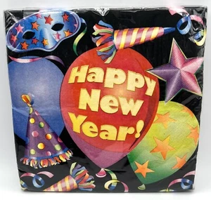 New Year Celebration Eve Balloons Streamers Holiday Party Paper Dinner Napkins - Picture 1 of 1
